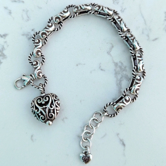 Brighton Bibi Heart Bracelet EUC - Picture 1 of 3